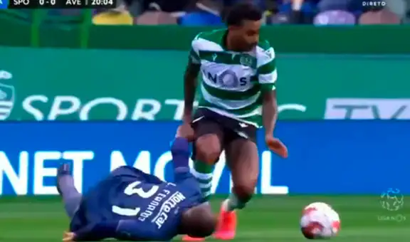 Jugador del Sporting Lisboa dejó al descubierto partes íntimas y club promociona ‘boxers’ [VIDEO]