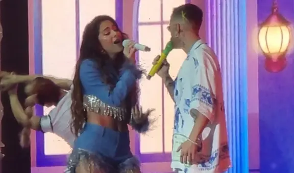 Mike Bahía y Greeicy en Perú: cantantes colombianos despidieron su concierto Lima con “Amantes”