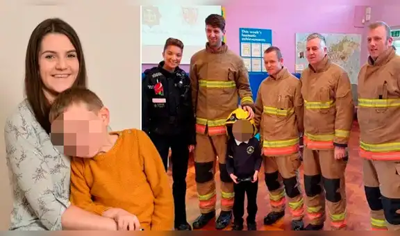 Niño de 5 años salva la vida de su madre y es reconocido con el Premio Joven Héroe [FOTOS]