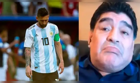 Maradona: “Messi hizo todo lo que pudo, no hay que echarle la culpa” | VIDEO