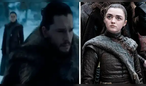 Game of Thrones: Jon Snow y Arya Stark se reencuentran en nuevo teaser de temporada 8