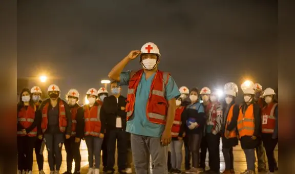 Los cascos blancos del socorro