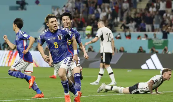 ¡Otro batacazo! Japón dio la sorpresa y derrotó 2-1 a Alemania en el Mundial Qatar 2022