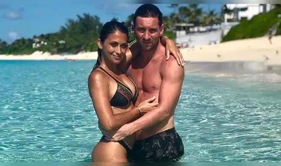 Lionel Messi fue tendencia por intensas caricias a Antonela Roccuzzo en plena fiesta