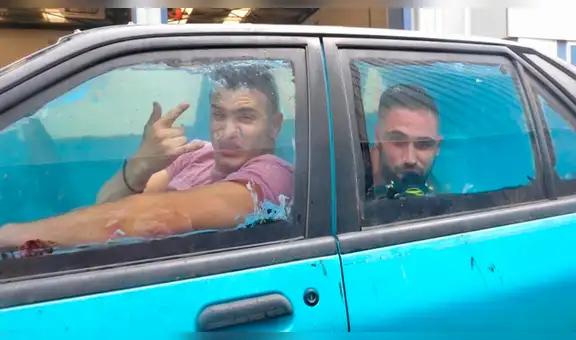 Se cansan del intenso calor, llenan su auto con agua y recorren las calles de Australia [VIDEO]