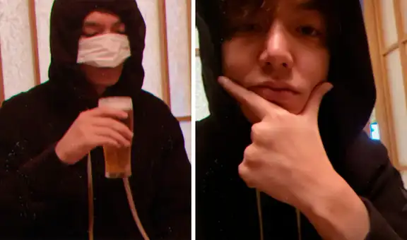 La curiosa forma de beber cerveza de Lee Min Ho causa furor en redes [FOTOS]