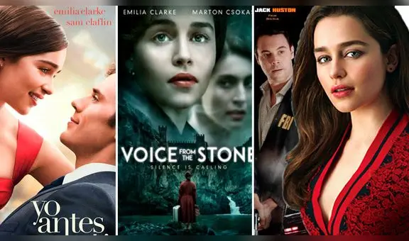 Emilia Clarke: estas son las 5 películas de la estrella de GOT que no te puedes perder