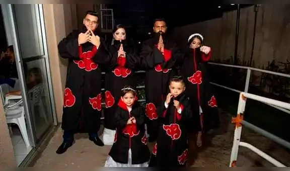 Pareja tiene boda temática de Naruto y van al altar vestidos de Akatsuki [FOTOS]