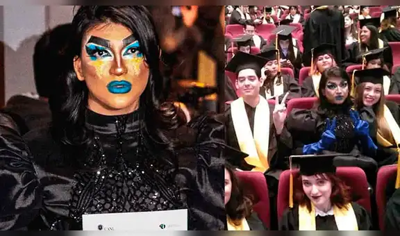 Facebook: joven acude a su ceremonia de graduación vestido de Drag Queen [FOTOS]