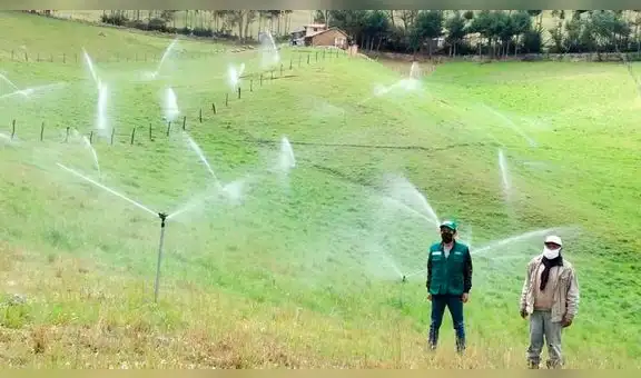 S/ 10 millones para instalar sistema de riego tecnificado en Cajamarca