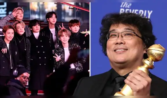 Director de Parasite elogia a BTS durante los Globos de Oro