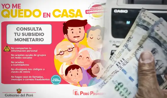 Bono Yo me quedo en casa: CONSULTA si eres beneficiario y dónde cobrar los S/380