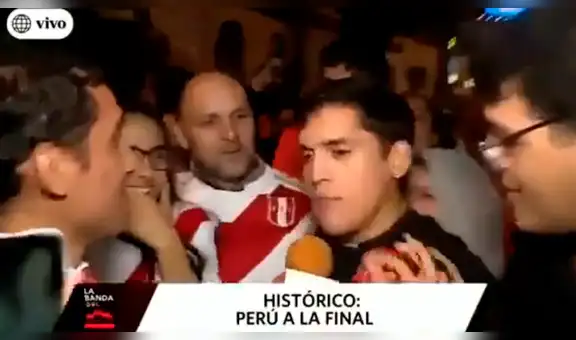 Roban celular de hincha que celebraba goleada de Perú contra Chile [VIDEO]