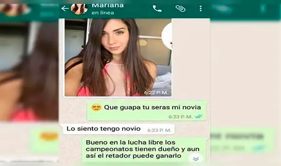 Vía WhatsApp: Termina con su novio porque fan de la WWE la 'enamoró' [FOTOS]