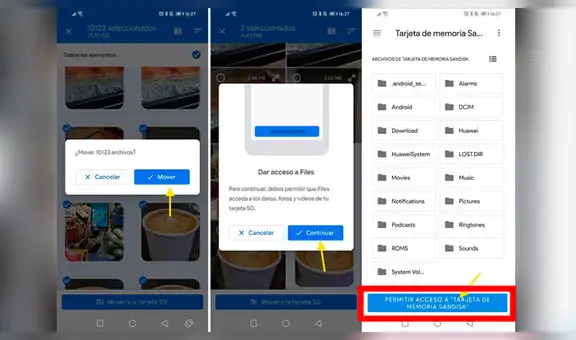 ¿Cómo pasar las fotos de todas las carpetas de tu smartphone a un MicroSD? [VIDEO]