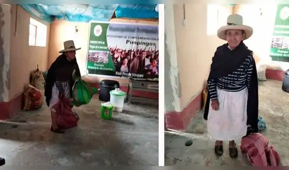Abuelita de Cajamarca que dona su cosecha para aislados por COVID-19 es noticia en el mundo