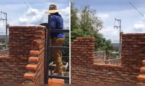 Albañil comete insólito error al construir una casa y deja una habitación sin puertas [VIDEO]