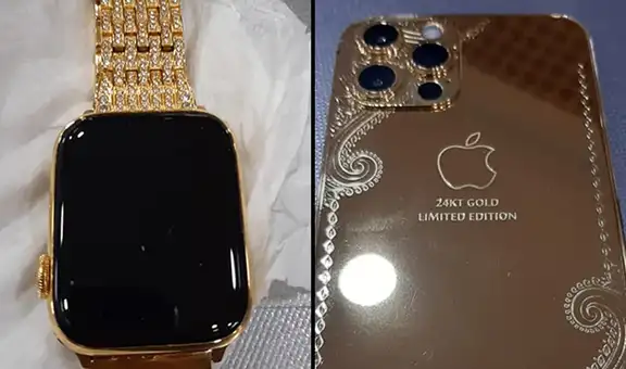 Hombre compra iPhone 12 y Apple Watch de oro, no los declara y Aduana se los quita