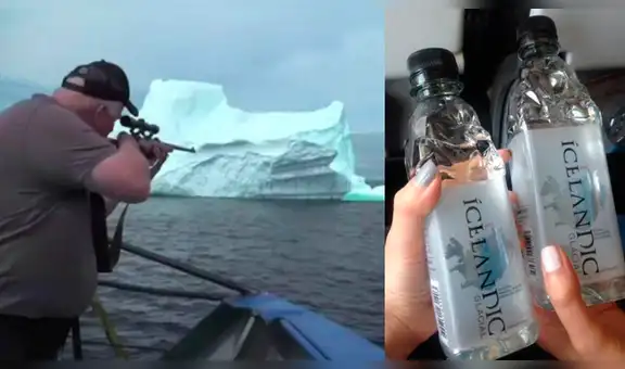 “Cazadores de icebergs” destruyen glaciares del Polo Norte para comercializar el agua  [VIDEO]