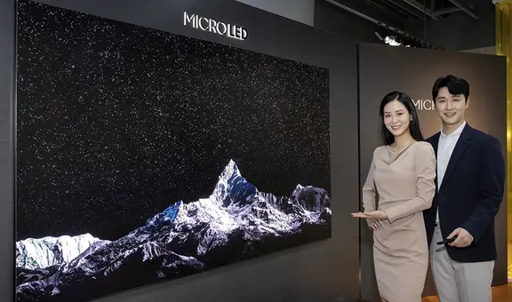 Samsung lanza televisor MicroLED de 110 pulgadas con resolución 4K