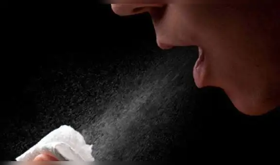 Coronavirus: video muestra cómo se extiende el aire al toser sin protección