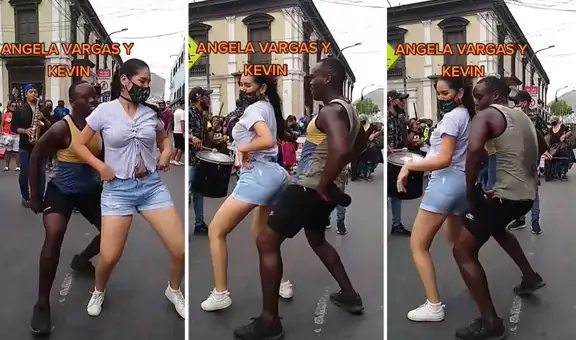 Hombre del Centro de Lima es sorprendido por mujer que lo desafió a sensual duelo de baile