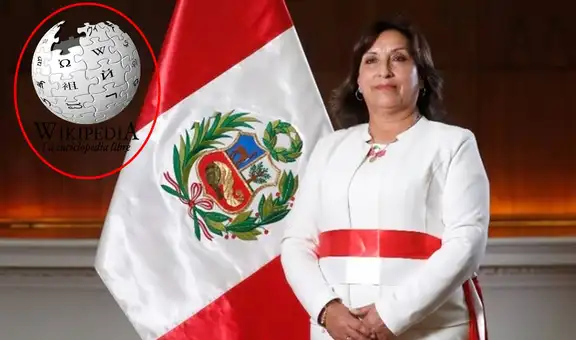Dina Boluarte ya aparece como presidenta en Wikipedia tras vacancia a Pedro Castillo