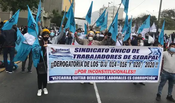 Exigen al Congreso derogar DU 014 y 016, por considerarlos antilaborales