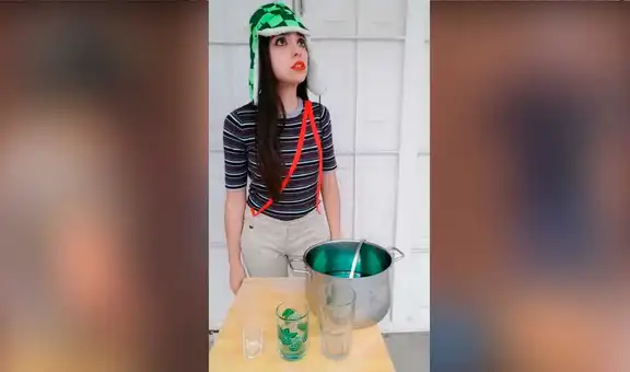 Joven hace parodia de famoso sketch de El Chavo del 8 y resultado se viraliza