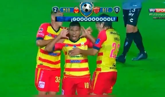 Edison Flores anota majestuoso gol en el Morelia vs. Necaxa por el Apertura de la Liga MX [VIDEO]