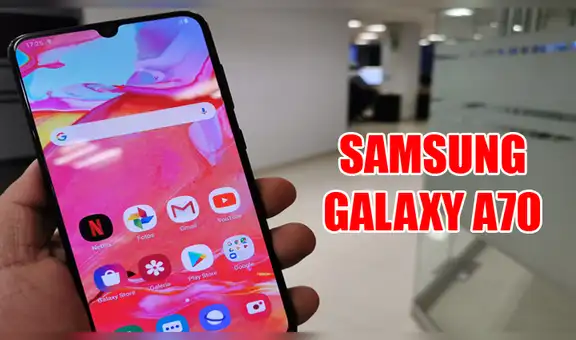 Samsung Galaxy A70: probamos el smartphone con batería de 4.500 mAh y esto opinamos [VIDEO]