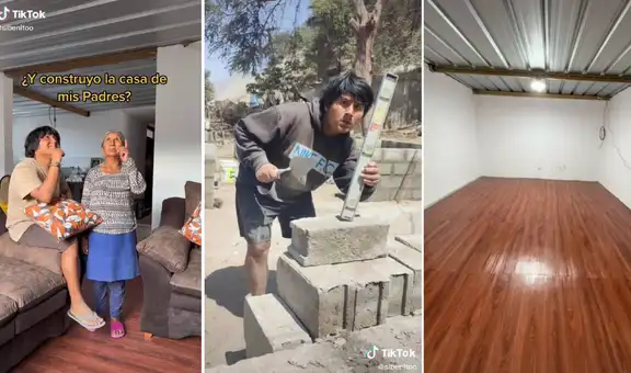 Sibenito muestra cómo quedó la casa que construyó para sus padres tras un año de esfuerzo