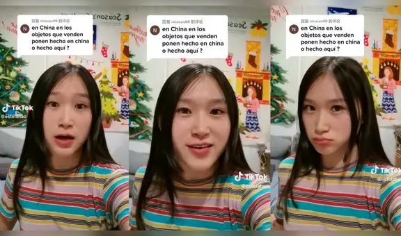 Preguntan a tiktoker china si productos de su país dicen “hechos aquí” y su respuesta es viral