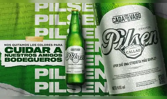 Pilsen imprimirá sus etiquetas a blanco y negro para entregar 1 millón de mascarillas a bodegueros  