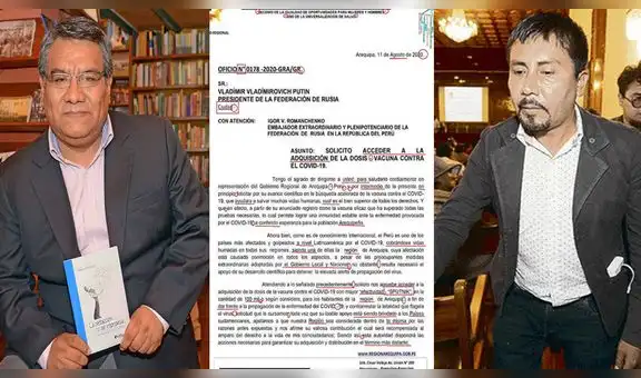 Doctor Tilde critica la ortografía del oficio enviado por Cáceres Llica al presidente ruso