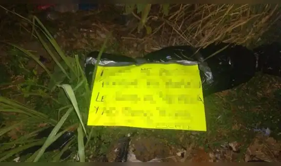 “Esto me pasó porque mi marido no quiso pagar”: dejan mensaje junto a cuerpo decapitado de empresaria