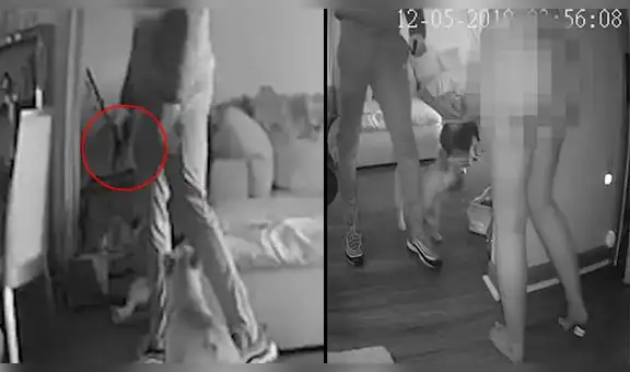 Mujer desnuda enfrentó a ladrón armado que entró a su casa mientras dormía [VIDEO] 