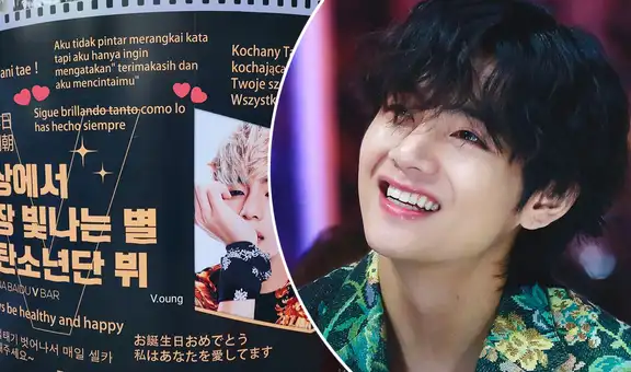 ¡Taehyung de BTS está de cumpleaños!: así lo festeja el fandom ARMY en Corea y en el mundo