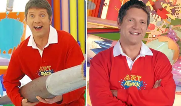 Neil Buchanan, exconductor de Art Attack, negó ser el artista Banksy