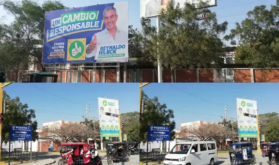 Reynaldo Hilbck: reportan propaganda en exterior de local de votación pese a prohibición