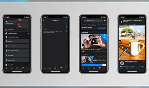 Facebook: ¿cuáles son los pasos para tener el ‘modo oscuro en Android y iPhone? Aquí te los enseñamos [VIDEO]