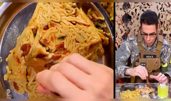 ¿Qué hay dentro de las bolsas de comida militar que se reparten en China?