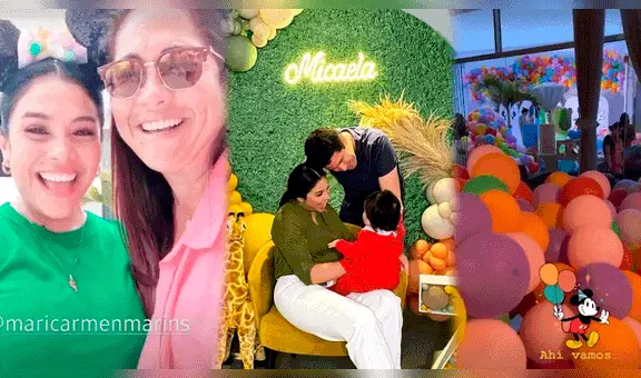 Maricarmen Marín celebró a lo grande el primer año de su hija Micaela: “Soy muy feliz”