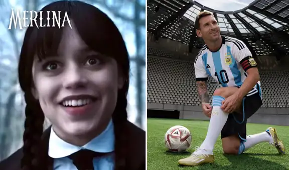 Jenna Ortega (“Merlina”) reacciona a Messi en entrevista de Netflix: “Uno de los mejores”