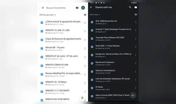 Los documentos de Google ya tienen modo oscuro: ¿cómo activarlos?