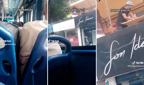 Al fin encontró empleo: captan a ‘Don Ramón’ trabajando como carpintero en tienda