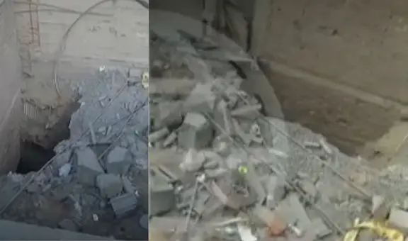 El Agustino: familia queda en la calle luego de que se abriera un hoyo dentro de casa