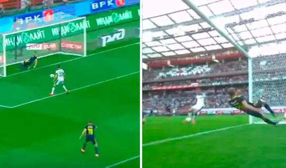 Defensa ruso protagonizó ‘la salvada de la historia’ evitando dos veces un gol en el minuto 90