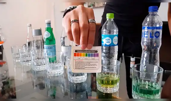 Vía YouTube: Muestran qué agua embotellada es más ácida y video te impactará