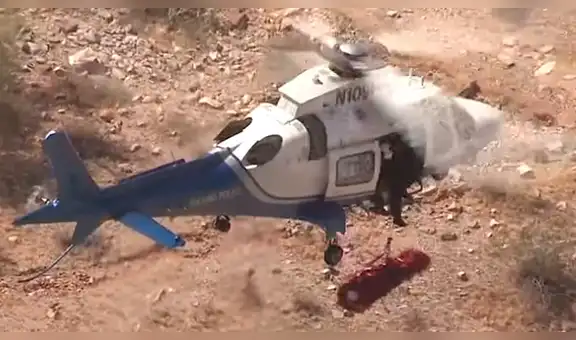 Facebook viral: anciana es rescatada por helicóptero que la hace dar varias vueltas en el aire [VIDEO]